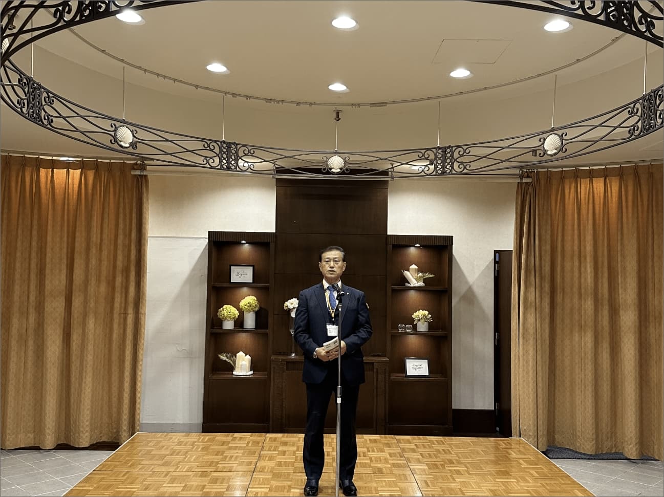 野村会長によるあいさつ