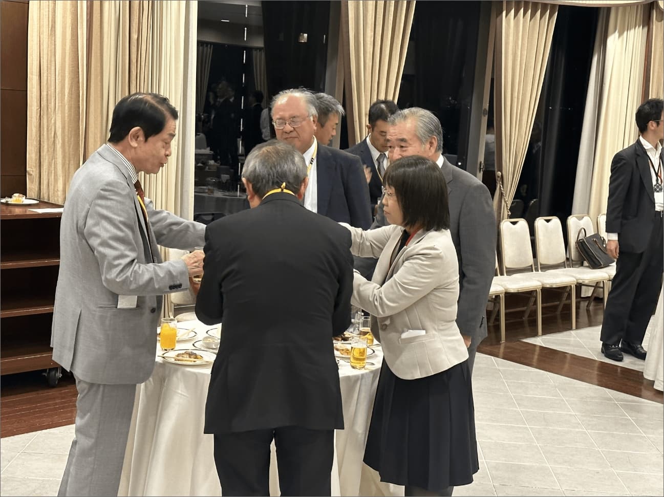 融合化会員以外の方々とも交流を深めました